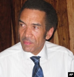 Botswana President Ian Khama