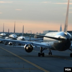 Bandara Internasional JFK di New York ini merupakan salah satu yang tersibuk di Amerika.
