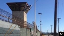 Vue de la base US de Guantanamo