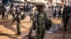 Des membres du mouvement M23 patrouillent dans les rues de Bukavu, dans l'Est de la RDC, le 20 février 2025. AFP / Luis Tato
