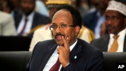 Shugaban Somaliya Mohamed Abdullahi Mohamed (Farmajo) 