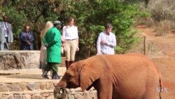 Melania Trump Visits Kenyan Children and Elephants