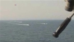Iranian Revolutionary Guard Vessels Speed Close to US Ship
