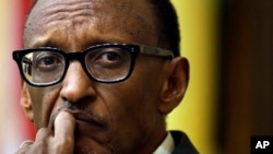 Paul Kagamé, le président du Rwanda (AP Photo/Steven Senne)