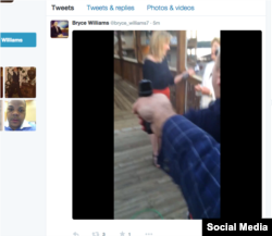 Alleged screen grab of shooting.