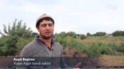 Yuxarı Ağalı kəndi sakinləri quru sərhədinin bağlı olması haqda danışır