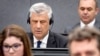 Former Kosovo President Hashim Thaci attends his war crimes trial in The Hague, Netherlands April 3, 2023. 