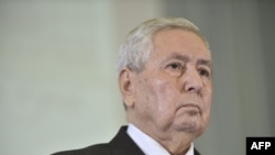 Le chef de l'Etat algérien par intérim Abdelkader Bensalah