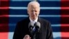 លោក Joe Biden ថ្លែង​សុន្ទរកថា បន្ទាប់​ពី​ស្បថ​ចូល​កាន់​តំណែង​ជា​ប្រធានាធិបតី​ទី ៤៦ របស់​សហរដ្ឋ​អាមេរិក​នៅ​វិមានសភា រដ្ឋធានី​វ៉ាស៊ីនតោន ថ្ងៃទី២០ ខែមករា ឆ្នាំ២០២១។ 