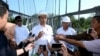 Presiden Joko Widodo usai meresmikan Jembatan Gantung Mangunsuko 2c Magelang Jawa Tengah Senin 18 September 2017. (Courtesy Photo: Biro Pers Kepresidenan)