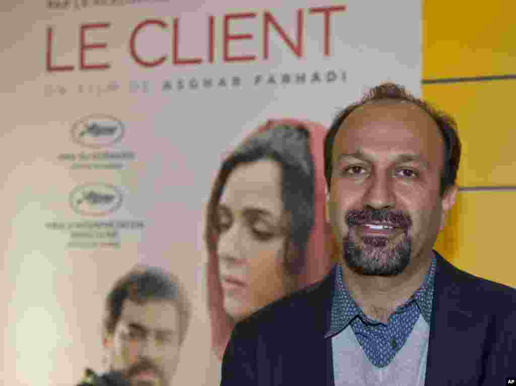 Sutradara Asghar Farhadi dari Iran, yang filmnya "The Salesman" meraih film berbahasa asing terbaik pada Oscars 2017, tidak menghadiri acara pembagian penghargaan sebagai protes atas larangan perjalanan AS. (Foto: Dok)