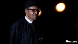 Le président nigérian Muhammadu Buhari