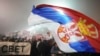 Studenti marširaju u novogodišnjoj noći tokom protesta u Beogradu, Srbija, 31. decembra 2024. godine.