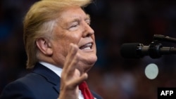 Donald Trimp à Cincinnati, Ohio le 1er août 2019.