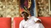 Le chanteur ivoirien de reggae Seydou Kone alias Alpha Blondy se prépare à la sortie de son prochain album "Human Race" à Abidjan, le 4 septembre 2018.