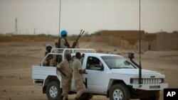 Des Casques bleus dans Kidal, 28 juillet 2013.