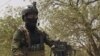 Soldiers of the rapid intervention battalion BIR, combat ready in Maroua, far northern Cameroon, Jan. 17, 2019.
