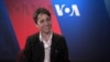 FILE - Masha Gessen is seen during a 2014 interview with VOA.