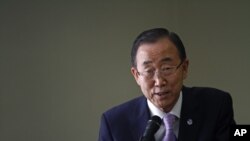 U.N. Secretary-General Ban Ki-moon, Aug. 14, 2012. 