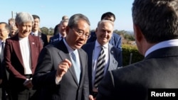 리창 총리가 호주 애들레이드를 방문했다. 