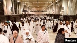 Alhazai a Saudiyya lokacin aikin hajji