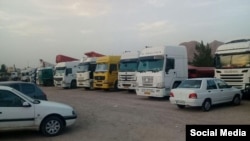 Truck drivers in Iran protest, اعتصاب رانندگان و کامیون داران در ایران