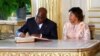 Le président congolais Félix Tshisekedi et la première dame Denise Nyakero Tshisekedi à Bruxelles le 17 septembre 2019.