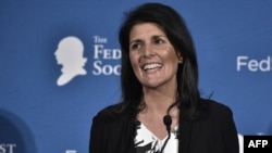 La gouverneure de la Caroline du Sud Nikki Haley à Washington D.C., le 18 novembre 2016.