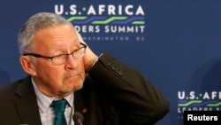 FILE - Zambia's new interim president is Guy Scott.