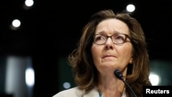 Direktur CIA Gina Haspel memberi kesaksian di hadapan Komite Intelijen Senat dalam sidang dengar pendapat di Capitol Hill, Washington, 9 Mei 2018. 