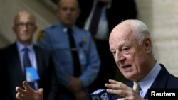 L'envoyé spécial des Nations unies pour la Syrie, Staffan de Mistura.