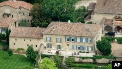 FILE - This May 31, 2008 file photo shows the Miraval property in Correns, near Brignoles, southern France, which is owned by U.S. actors Angelina Jolie and Brad Pitt.