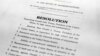 ,A copy of a page of the Articles of Impeachment is seen in Washington, Dec. 10, 2019. 