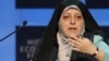 Masoumeh Ebtekar, vice-présidente d'Iran chargée des Femmes et de la Famille, au Forum Economique Mondial à Davos, en Suisse, le 27 janvier 2005. (Reuters/Sebastian Derungs)
