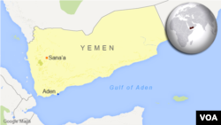 Map of the Gulf of Aden