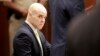 Robert Telles waits in the courtroom during a break in proceedings during his murder trial in the death of Las Vegas Review-Journal investigative journalist Jeff German at the Regional Justice Center in Las Vegas, Nevada, on Aug. 15, 2024. Telles has pleaded not guilty.