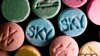 FILE - Ecstasy pills, which contain MDMA as their main chemical, are pictured in this undated handout photo courtesy of the US Drug Enforcement Administration.