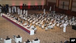 Pembicaraan perdamaian pemerintah Afghanistan dan Taliban di Doha, Qatar. 