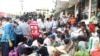 စစ်ဘေးကြောင့် ထွက်ပြေးလာကြတဲ့ လောက်ကိုင်မြို့က စစ်ပြေးဒုက္ခသည်များ။ ( မတ်လ-၂၀၁၇) သတင်းဓာတ်ပုံ - MOI။