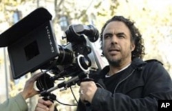 FILM - Director Alejandro González Iñárritu on the set.