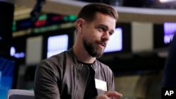 FILE - Twitter CEO Jack Dorsey.