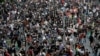 Pro-democracy demonstrators attend an anti-government protest in Bangkok, Thailand, Oct. 25, 2020. 
