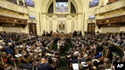 Sidang Parlemen Mesir di Kairo, Mesir, 13 Februari 2019. (Foto: dok).