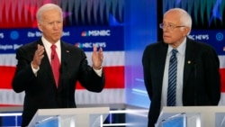 Demokratski kandidati Joe Biden i Bernie Sanders
