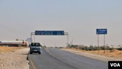 M4 International Road in Northern Syria
