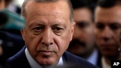 Presiden Turki Recep Tayyip Erdogan di Ankara, 19 Februari 2020. (Foto: dok).