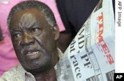 Zambia's main opposition leader Michael Sata.