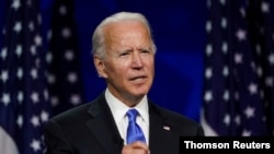 Democratic presidential nominee Joe Biden said he agreed with Blake's mother, Julia Jackson, who said violence in the streets does not reflect her son or family.