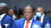 Sénateur Bahati Lukwebo, "infomateur", na bokutani ya bakeli mibeko 302 na président Félix Tshisekedi na Cité africaine, Kinshasa, 02 janvier 2021. (Facebook/Présidence RDC)