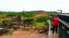 Vue générale de l'usine de lavage de diamants Disele de Miba (Minière de Bakwanga) à Mbuji-Mayi, région du Kasaï, République démocratique du Congo, le 3 mai 2021.